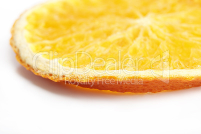 Closeup of a dried orange