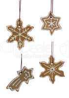 Hanging Christmas Cookies Snowflakes
