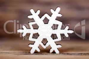 Snowflake on Wood III