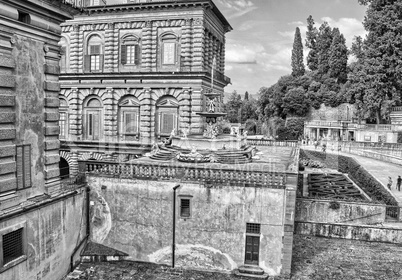 Boboli Gardens, summer colors of Florence