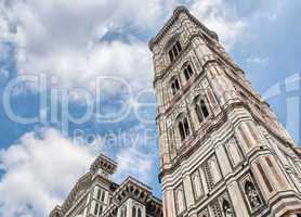 Wonderful architecture and sky colors in Piazza del Duomo - Fire