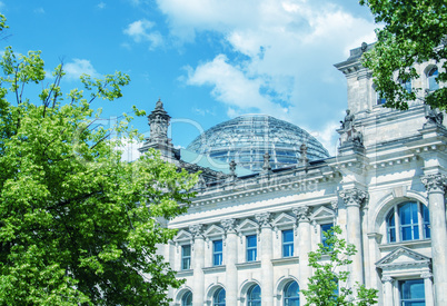 Cupola of Reichstag in Berlin, Germany