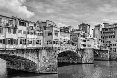 Ponte Vecchio, Firenze - Italy. Old Bridge in Florence