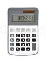 bankrupt - you are ruined