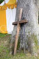 Kreuz aus Holz, christliches Symbol