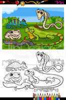 reptiles and amphibians coloring book