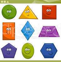 Cartoon Basic Geometric Shapes