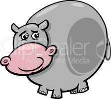 hippopotamus animal cartoon illustration