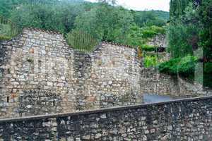 Gartenmauern in Italien