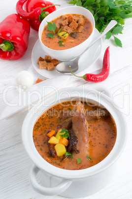 Oxtail soup