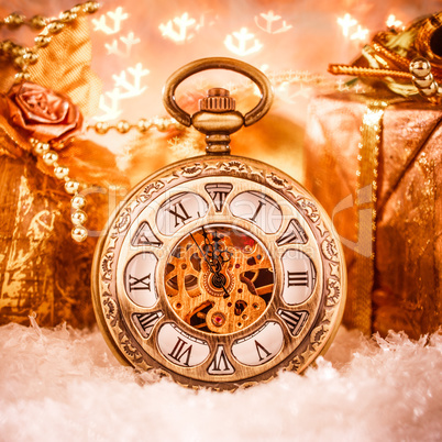 Christmas pocket watch