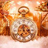 Christmas pocket watch