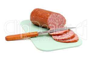 cut sausage