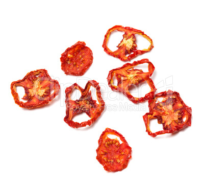 Dried slices of tomato