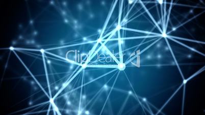 Abstract network background. Seamless Loop.