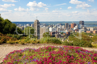 View of downtown Hamilton.