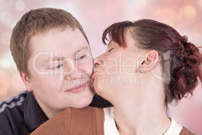 Man and woman as a happy couple Man and woman as a happy couple