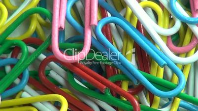 Paper Clips, Multi Colored, Office Supplies