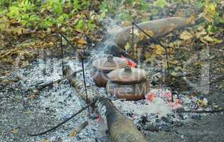 Roast in a clay pot