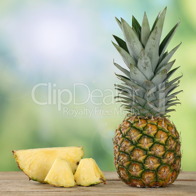 Ananas Frucht im Sommer