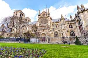 The Cathedral of Notre Dame in Paris, exterior view