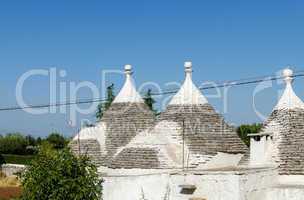 Conical roofs of Alberobello, Apulia - Italy