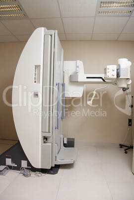 X-Ray machine ready for operation