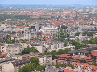 Leipzig aerial view