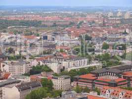 Leipzig aerial view