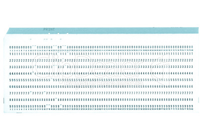 Punched card