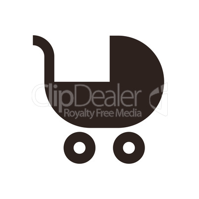Baby carriage symbol