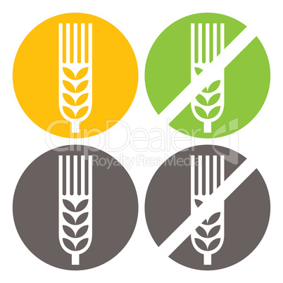 Wheat and Gluten Free Signs