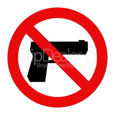 No gun sign