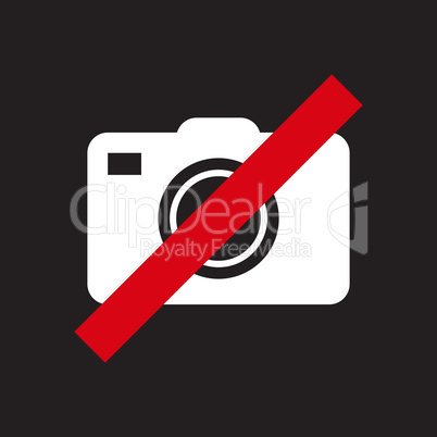 No camera sign