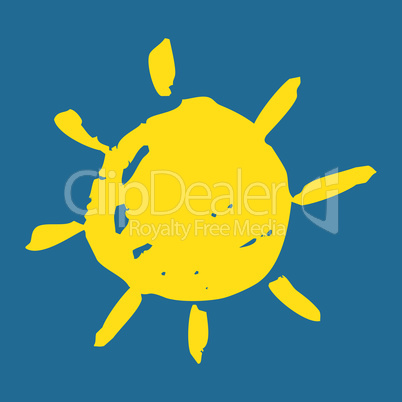 Vector illustration of sun