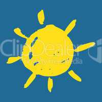 Vector illustration of sun