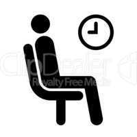 Waiting room symbol