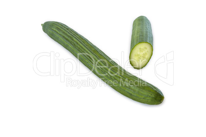 cucumber on white