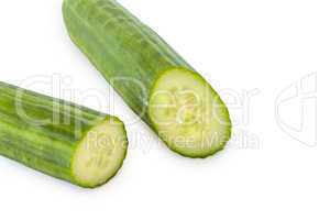 cucumber on white