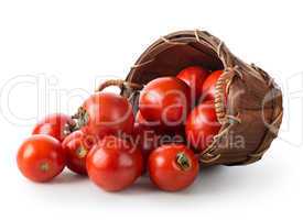 Tomatoes in a basket