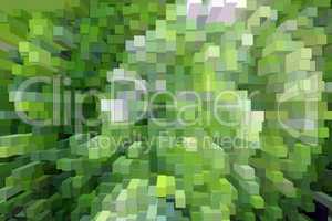 green abstract background with sharp thorns