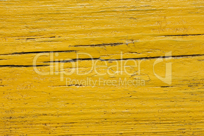 Yellow wooden shield