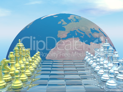 Global strategy - 3D render