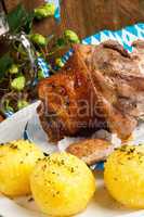 Schweinshaxe - pork knuckle on Bavarian