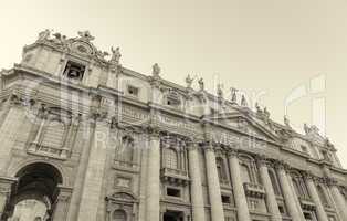 View of Piazza San Pietro in Rome