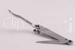 Nail clipper, isolated on white background