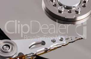 Hard disk plate and head