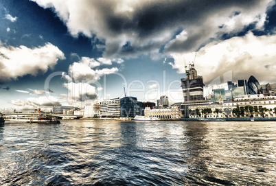 Skyline of London, England