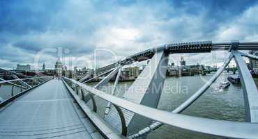 The Millennium Bridge, London