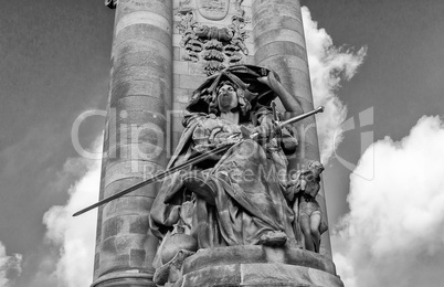 Architectural detail in Paris